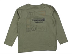 Name It dusty olive printet top